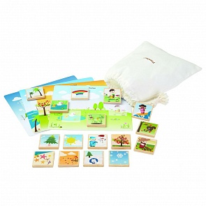 Настольная игра - Бинго. Времена года (Plan Toys, 4625k)